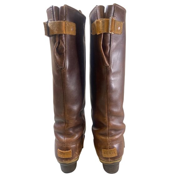 Original SOREL SLIMPACK W11 Tall Equestrian Riding Boot Brown Waterproof RARE - Picture 8 of 15